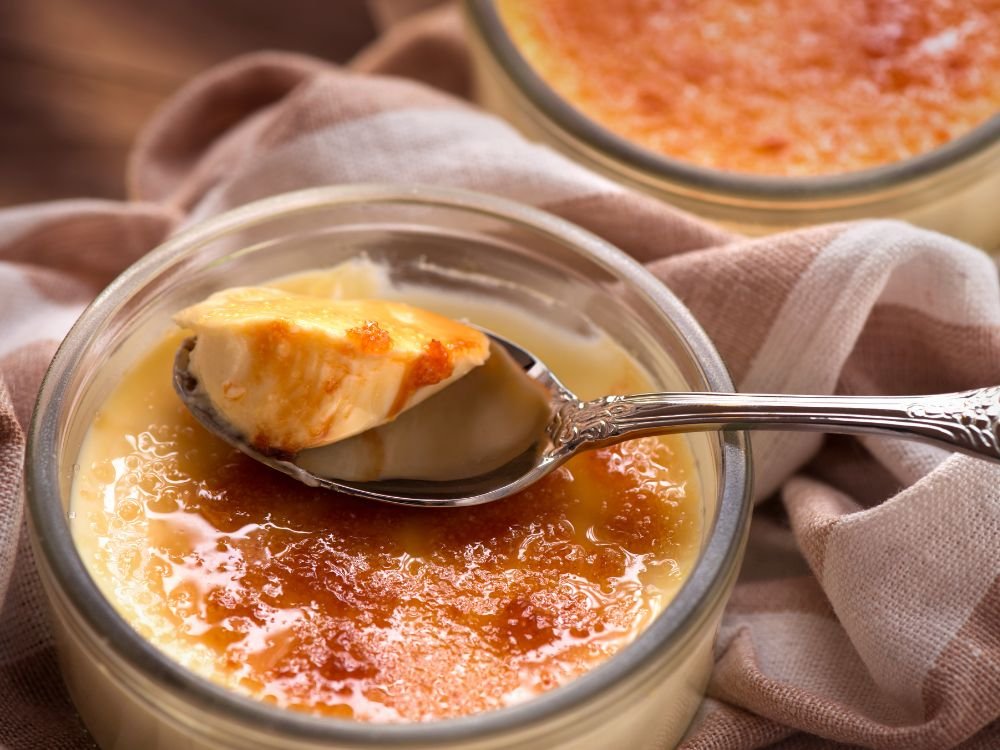 Receita de crene brulée