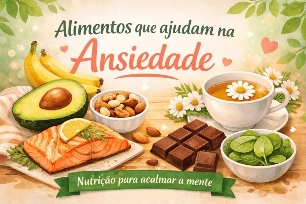 Alimentos que ajudam na ansiedade