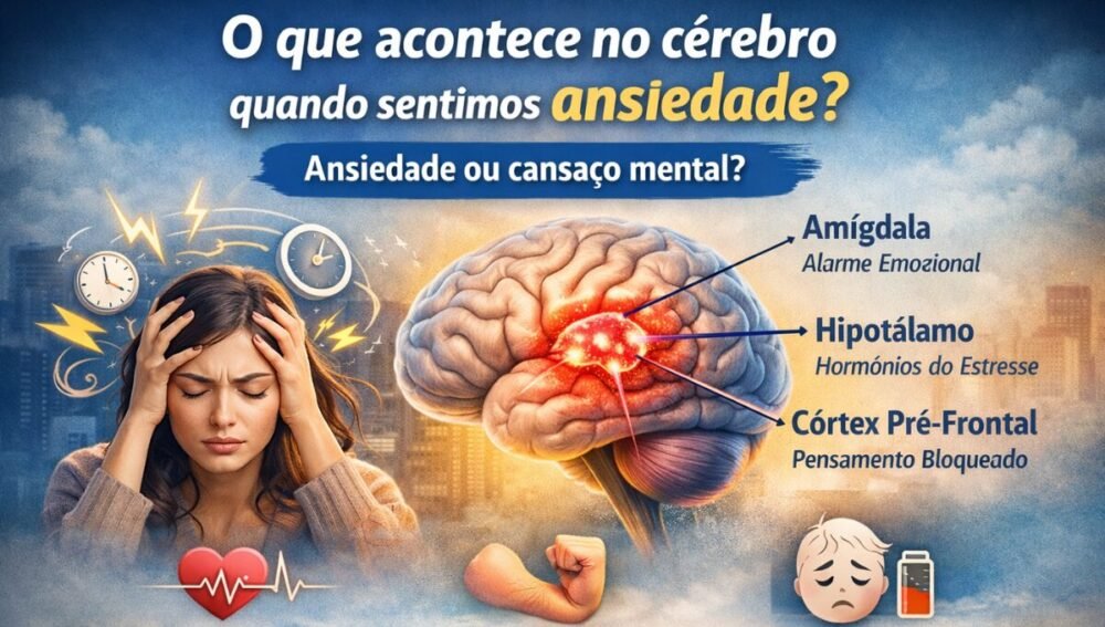 O que acontece no cérebro quando sentimos ansiedade?
