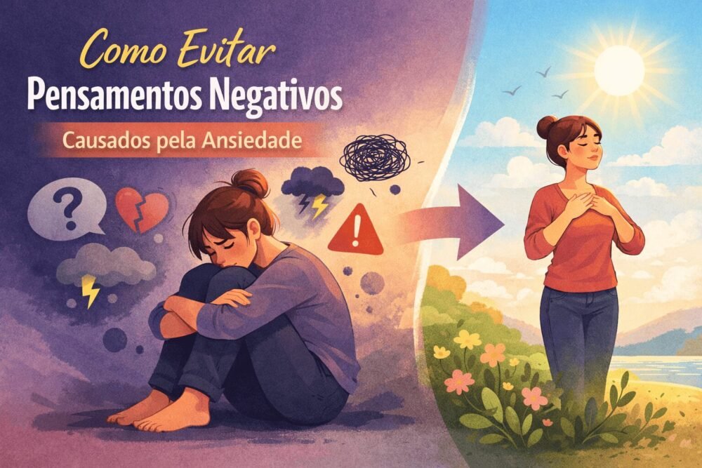 Como Evitar Pensamentos Negativos da Ansiedade