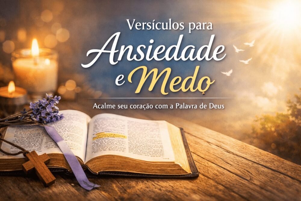 Versículos para ansiedade e medo