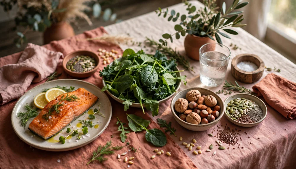 Alimentação para cabelo saudável na menopausa